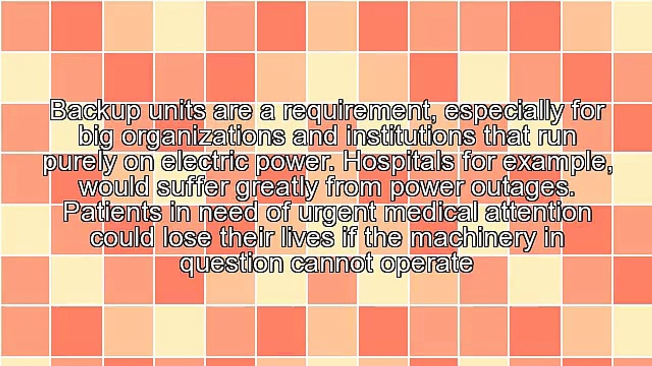 A Review Of Emergency Generator Fuel Systems
