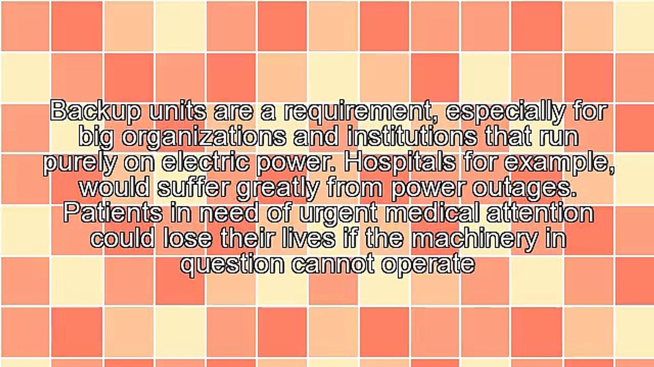 A Review Of Emergency Generator Fuel Systems