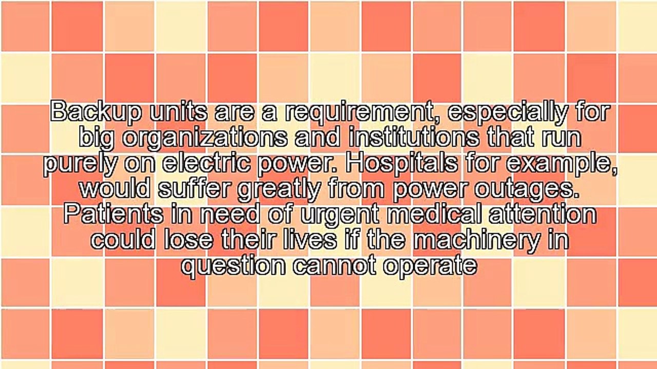 A Review Of Emergency Generator Fuel Systems
