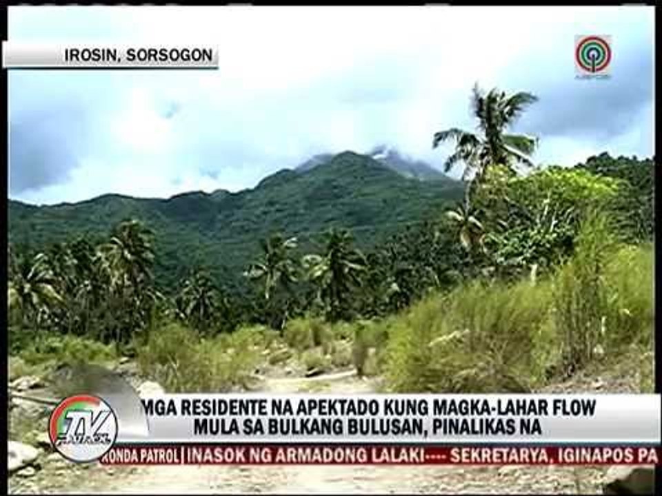 Mga residente malapit sa Bulusan, pinalikas