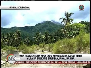 Mga residente malapit sa Bulusan, pinalikas