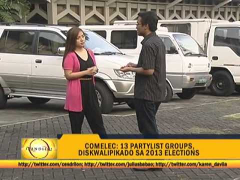 Comelec disqualifies 13 partylist groups