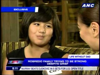 Robredo's kids cope with life without dad