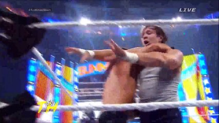 Dean Ambrose vs Seth Rollins Highlights HD Summerslam 2014