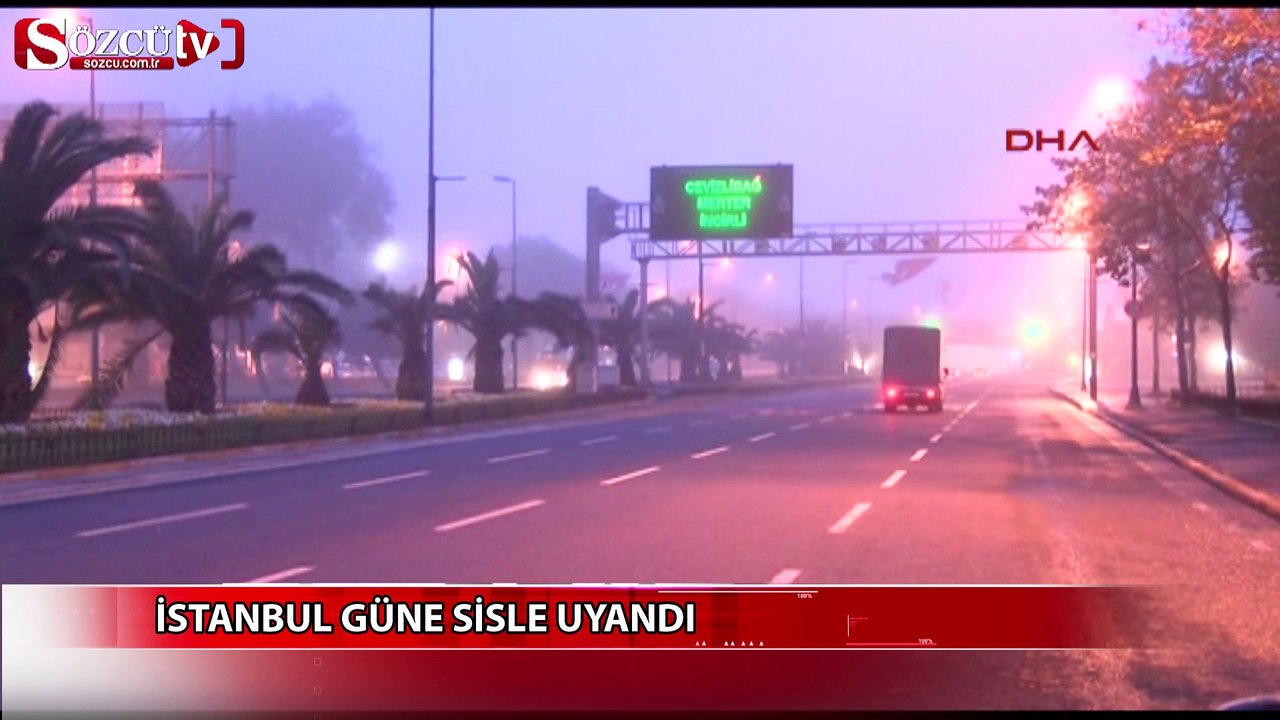 İstanbul güne sisle uyandı