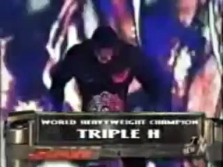 WWE The Hurricane vs Triple H(c) RAW 2003
