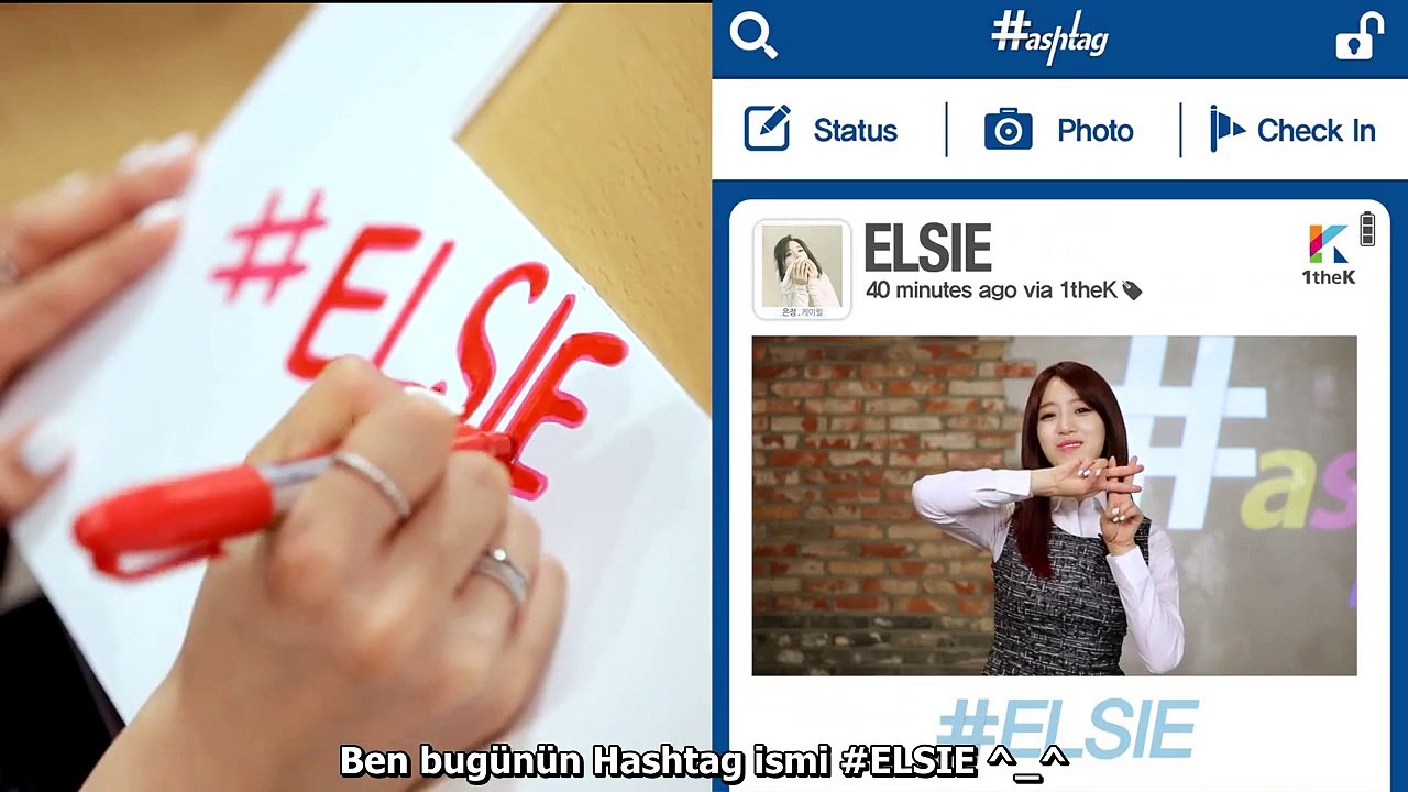 [TR SUB]ELSIE(EUNJUNG) 1theK Solo Ropörtajı Türkçe Altyazılı