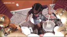 Avenged Sevenfold - Bat Country, 7 Year Old Drummer, Jonah Rocks