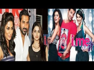 John, Chitrangada & Prachi at  'I Me Aur Main' Press Conference !