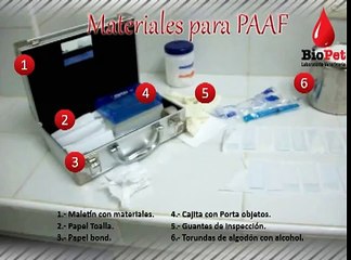 Punción y aspiración con aguja fina (PAAF). Procedimiento para una buena recolección de muestra.