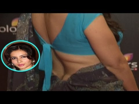 Shonali Nagrani In Backless Blouse Spotted At Red Carpet Of Celebration Colors Bash!