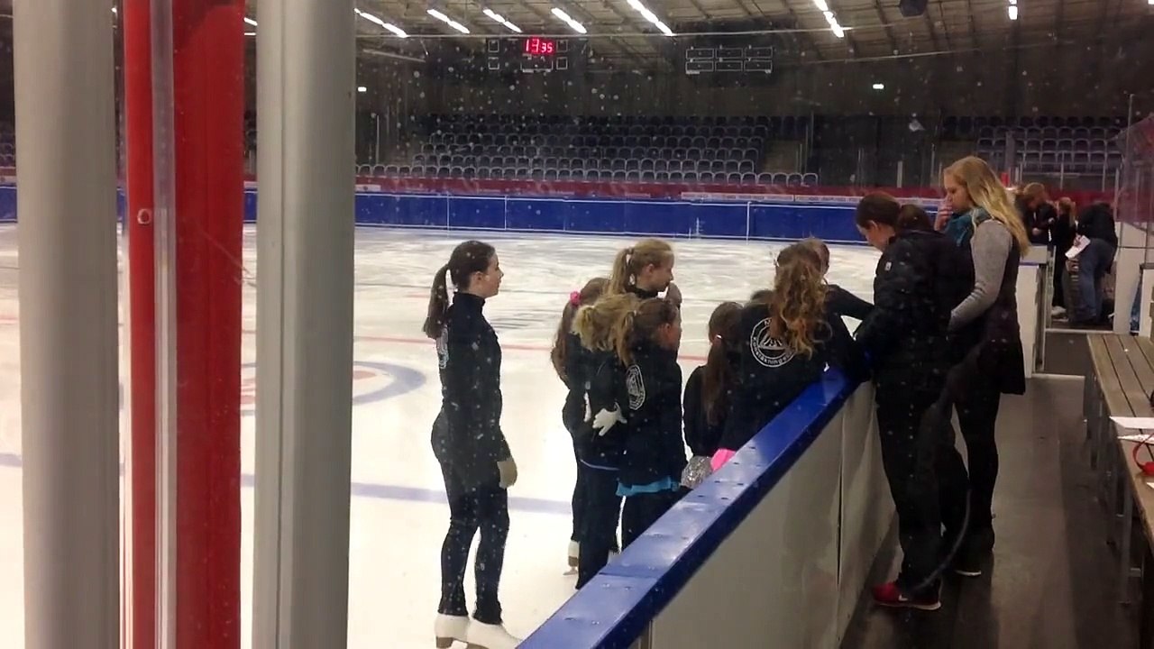 RADU SEBASTIAN SWEDEN 7 years and 4 months old testing in figure free skating 1 in Malmoe May 3,2015