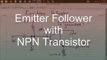 Emitter Follower with NPN Transistor