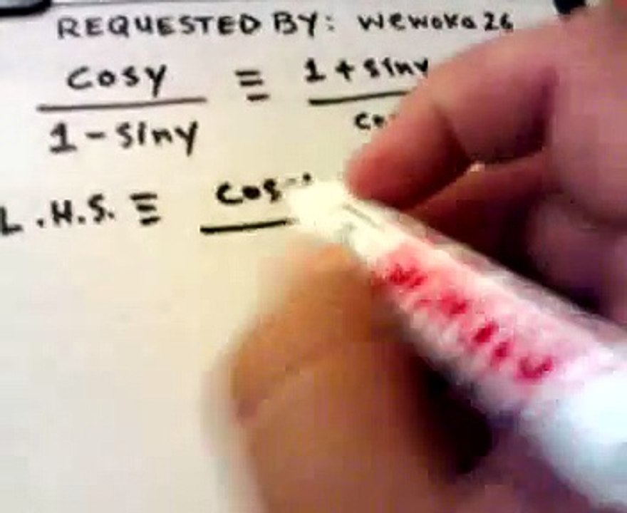Proving Trigonometric Identities
