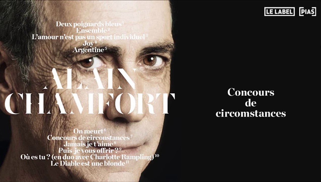 ALAIN CHAMFORT - Concours de circonstances (officiel)