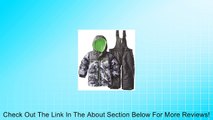 Pacific Trail Little Boys' Camo Print Snowsuit, Asphalt/Electric Lime, 4T Review