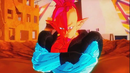 Xenoverse SSJ4 Goku met a new enemy-NAM