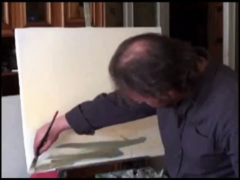 Artist Igor Sakharov. Sunrise over the sea Russian Bob Ross