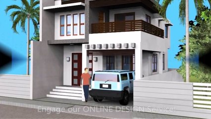 Small Modern 2 Level House with Interior Walkthrough