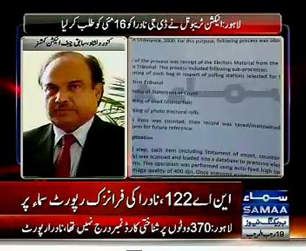 Tribunal Will Declare NA-122 Election NULL & VOID After NADRA Report:- Former Secy EC Kanwar Dilshad