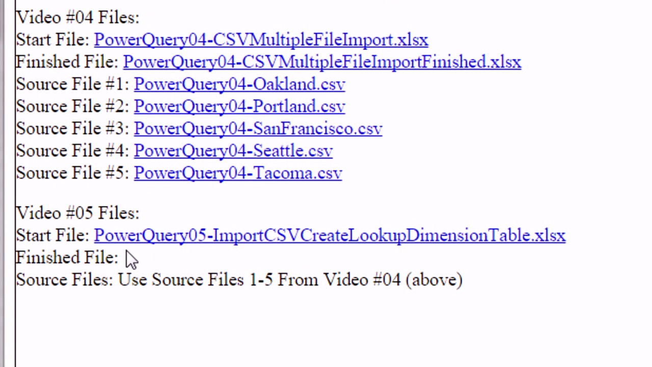Excel 2013 Power Query