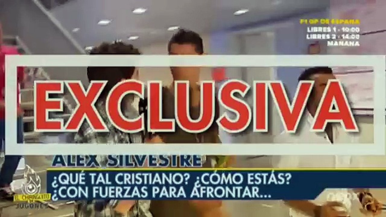 Cristiano Ronaldo jokes with a journalist do you want some after Nadal tennis match