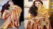 Gorgeous Rekha Looking Stuning Hot In Golden Saree @ Filmfare Awards