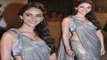 Hot Actress Aditi Rao Hydri In Shinny Hot Saree @ Filmfare Awards