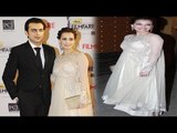 Diya mirza With Her Husband Spotted @ Filmfare Awards