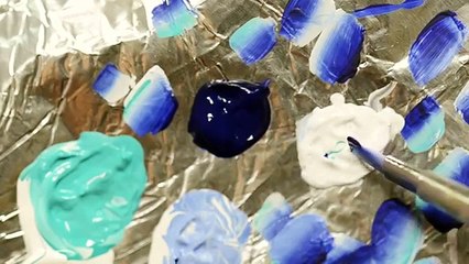 Tuto nail art orchidées One Stroke