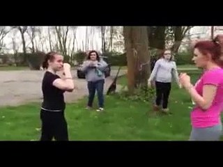 Two Girl Do Funny Cat Fight Seen Never Before