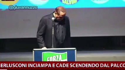 La caduta di Berlusconi di stamattina