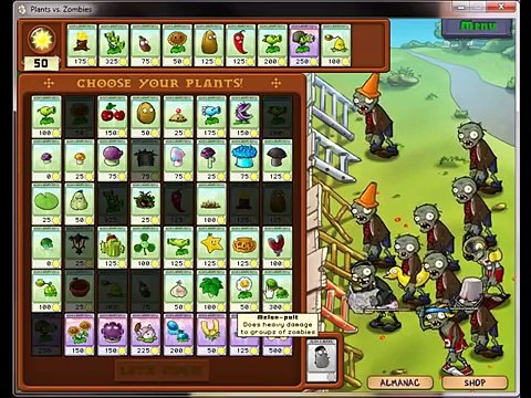 Plants VS Zombies Cheats: Unlimited Sun/Instant Refill/Godlike Plants