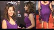 Gauri Khan in Sexy Exposing Curves Purple Dress at the Red Carpet- Colors Screen Awards 2013