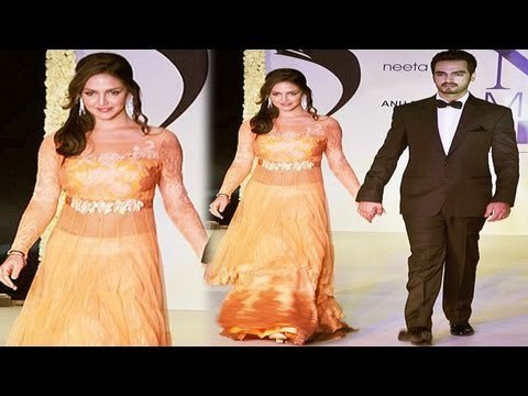 Esha Deol and Bharat Takhtani at the Beti Fashion Show.