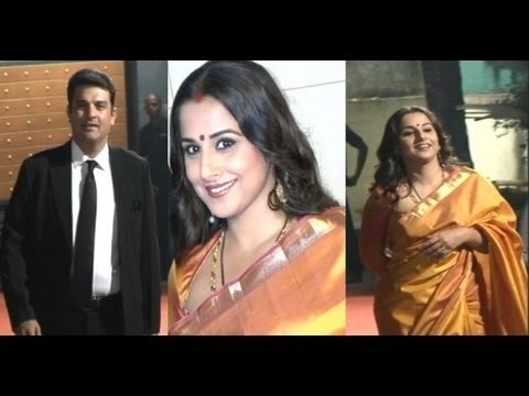 Love Birds Vidya Balan & Siddharth Roy Kapoor at Zee Cine Award's Red Carpet