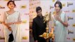 Sonam Kapoor @ Press Conference In Sexy Saree  - 58th Idea Filmfare Awards 2012
