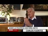 Carlos Fuentes opina sobre Peña Nieto