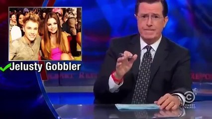 Stephen Colbert Justin Bieber VS. Orlando Bloom