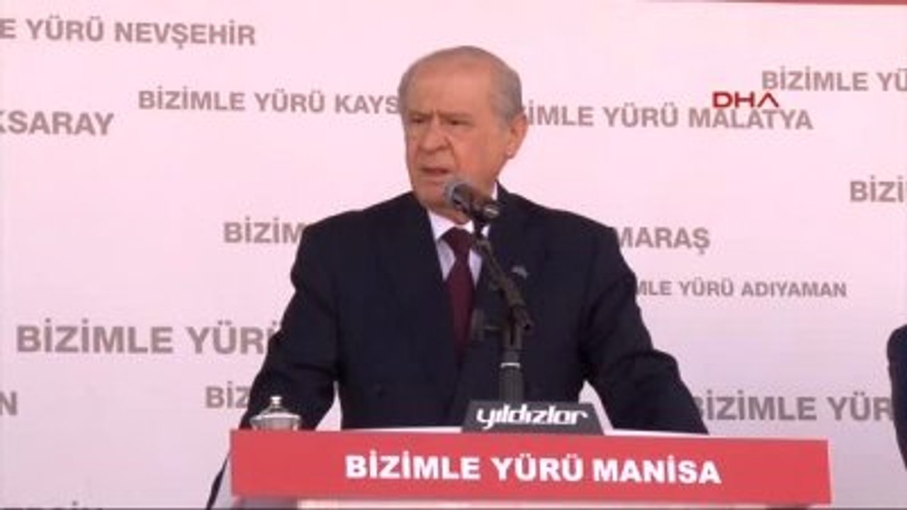 Manisa - Devlet Bahçeli Manisa Mitinginde Konuştu 2