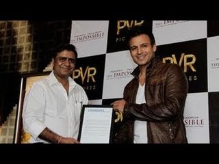 Vivek Oberoi SPOTTED at THE IMPOSSIBLE Press Meet