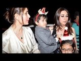 Bollywood Beauties Kareena  And Karishma Kapoor Celebrate Christmas