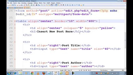 Advance CMS _ Website in PHP_MySQL in Urdu_Hindi 19 of 32 from Abdul on Vimeo