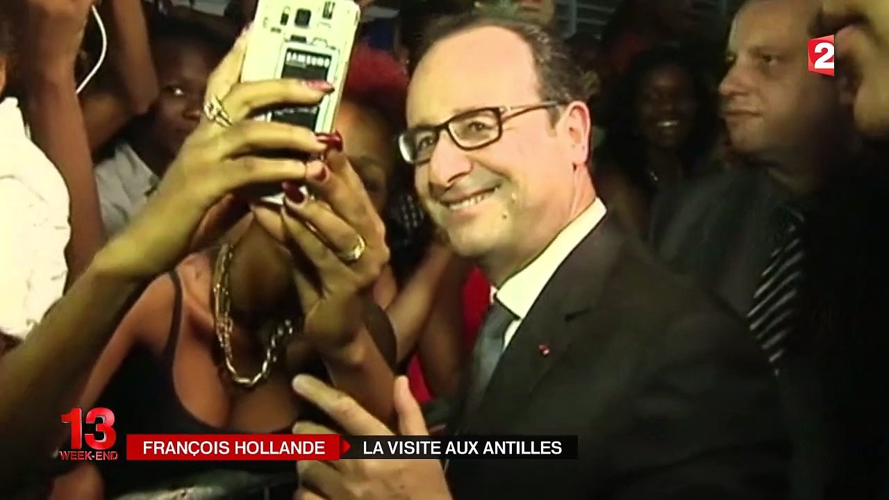 François Hollande en visite aux Antilles