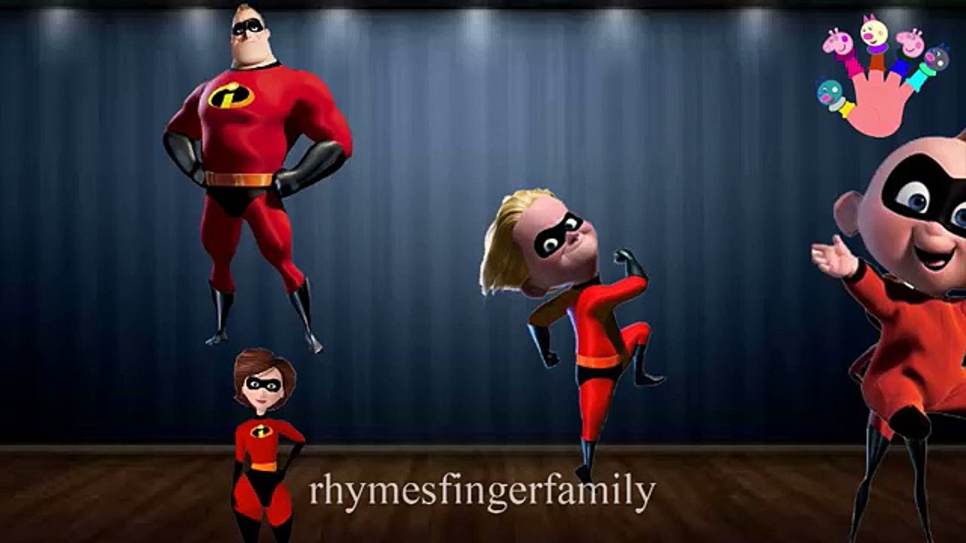 The Incredibles Superhero Finger family song or phonic for children