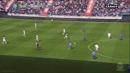 Sloan Privat header chance | Caen vs Lyon 09.05.2015
