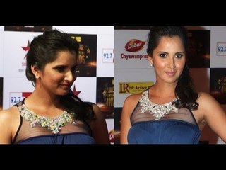 Sania Mirza in SEDUCTIVE Dress Grace The Big Star Entertainment Awards