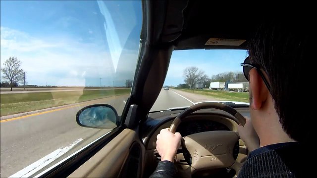 Sortie de route pendant un malaise - Dashcam
