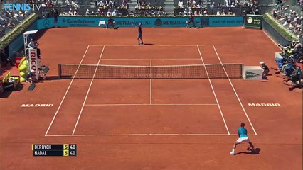 Rafa's Banana shot - Madrid Open 2015 - ateeksheikh