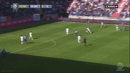 Nicolas Benezet 2-0 Caen vs Lyon 09.05.2015